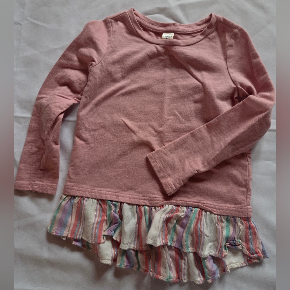 Girls 6x Skirted Top